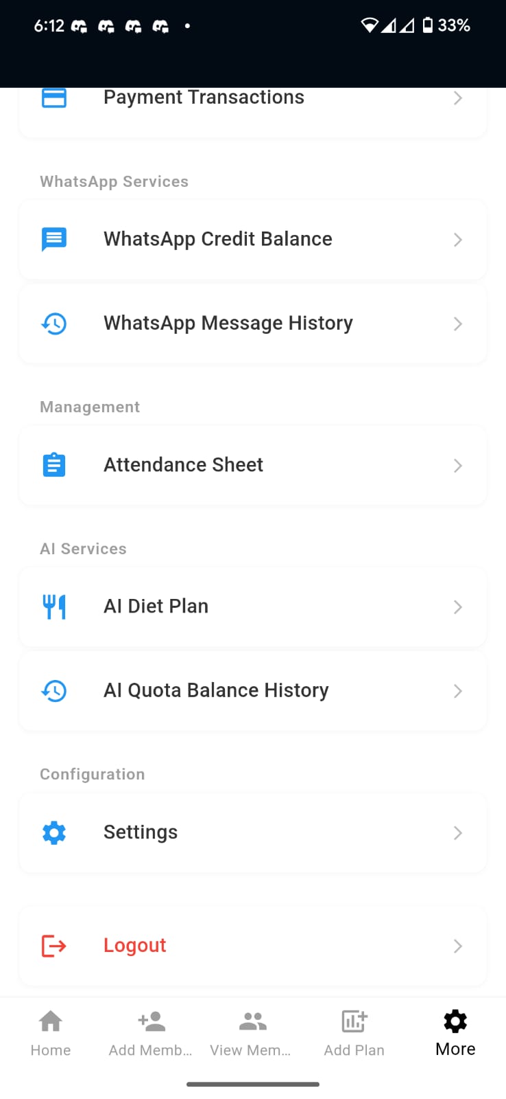 Navigate to Settings page